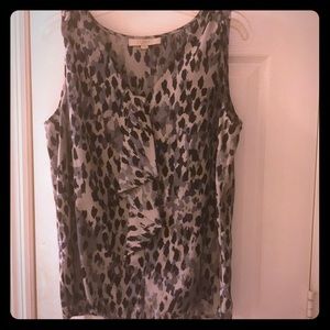 Ruffle top Loft size L